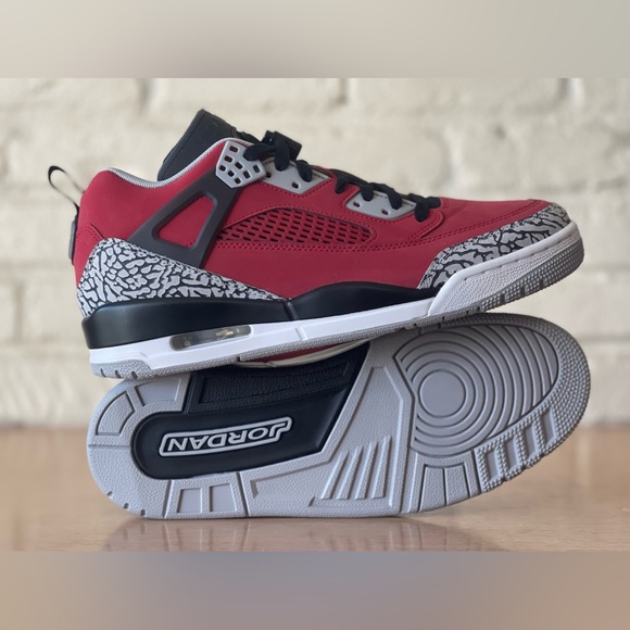 Nike Air Jordan Spizike Low 'Toro' Gym Red Black Grey FQ1759-600